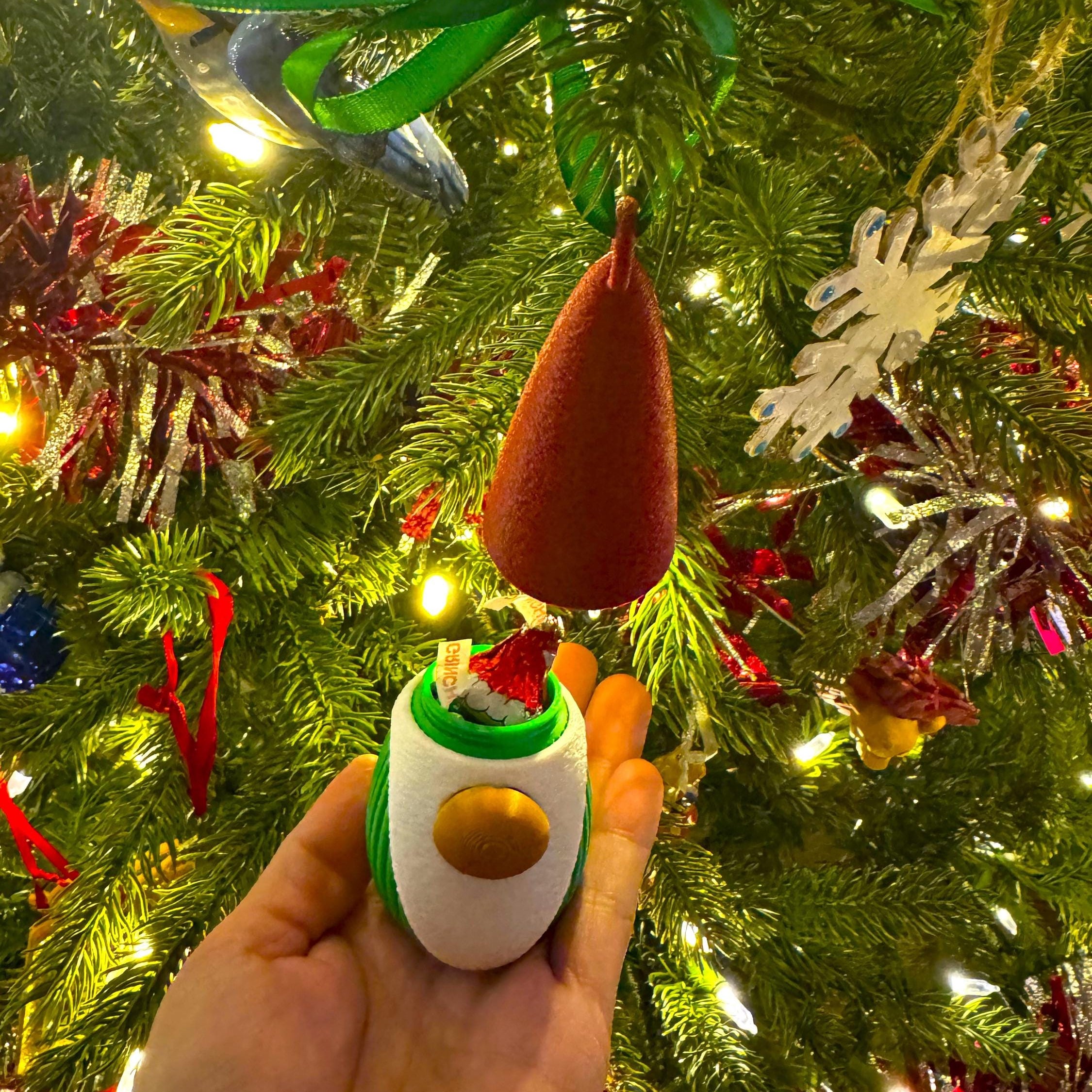 Gnome Ornament Cash/Candy Container