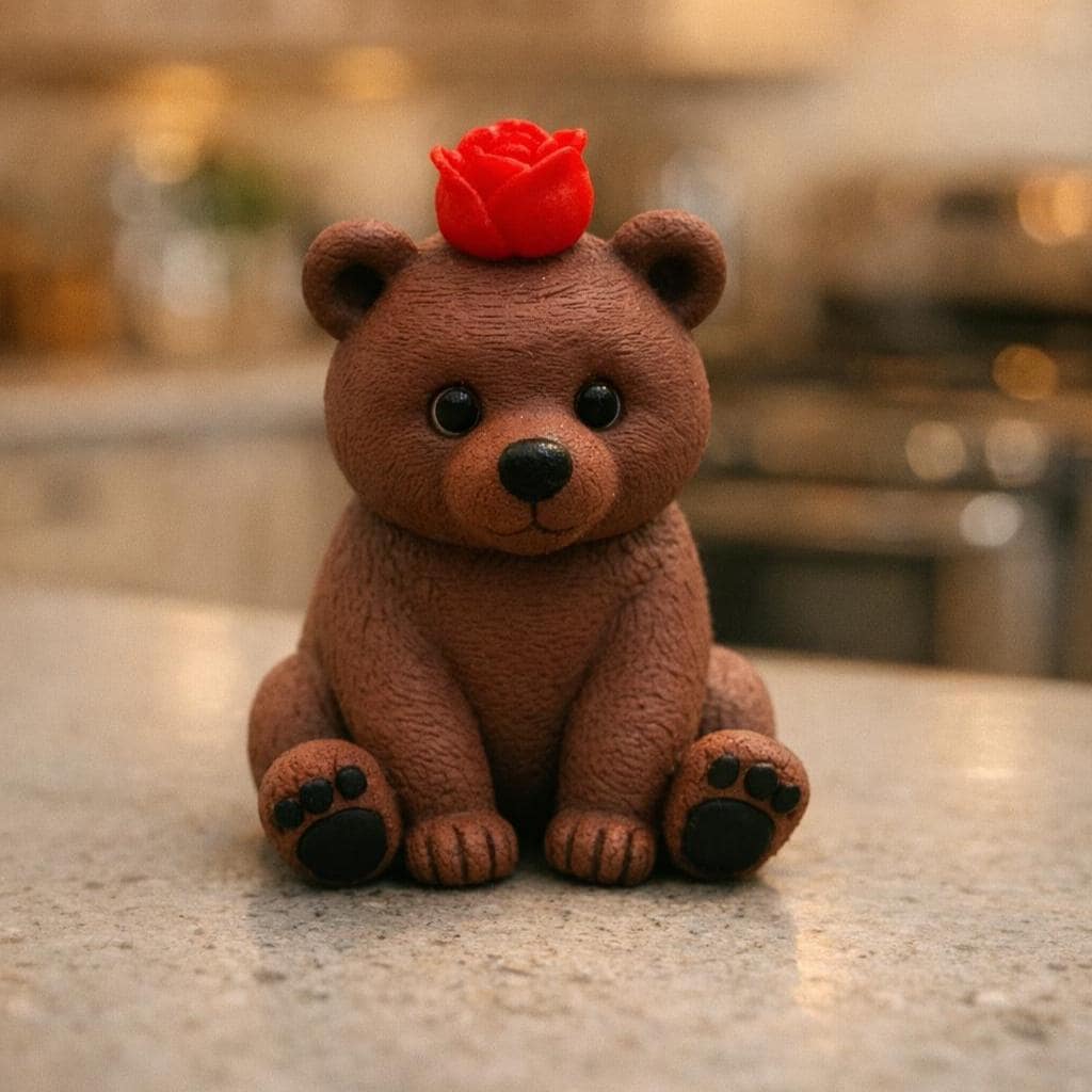 Teddy Bear With Rose