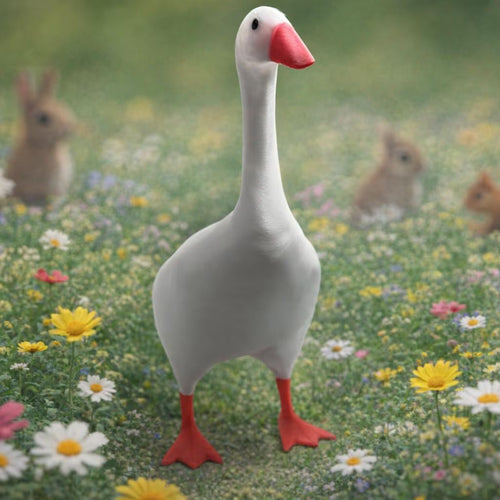 7 Inch Desktop Untitled Goose Game Figurine