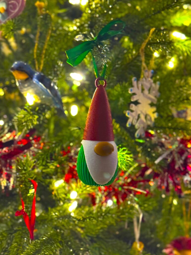 Gnome Ornament Cash/Candy Container